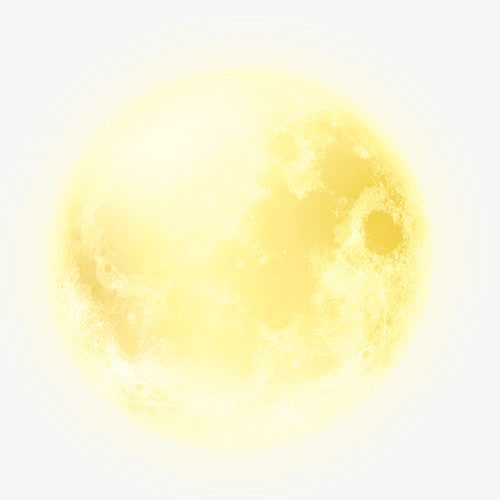 中秋节高清多图层素材月亮