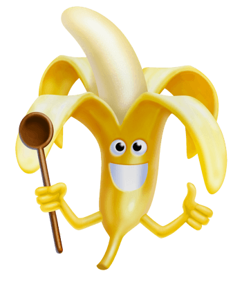 高清表情逗趣的香蕉人png