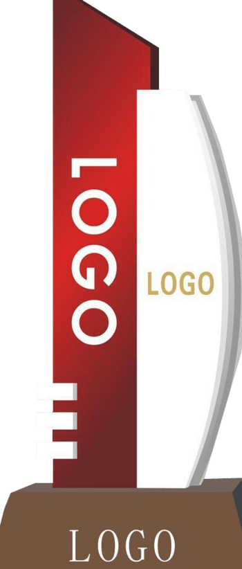 加logo的立牌012003