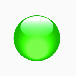 绿色立体水晶球免费下载 装饰元素 256像素 编号 Png格式 佳库网