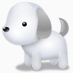 白毛的狗狗免费下载 装饰元素 256像素 编号 Png格式 佳库网