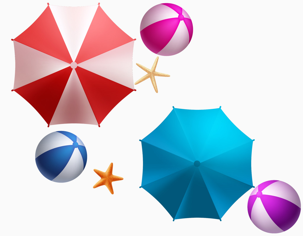 矢量蓝色遮阳伞素材免费下载 其他 22像素 编号 Png格式 佳库网