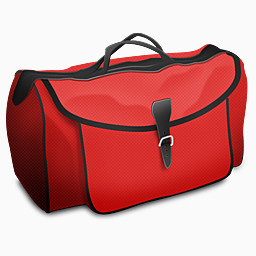 红色的旅行包免费下载 装饰元素 256像素 编号715 Png格式 佳库网