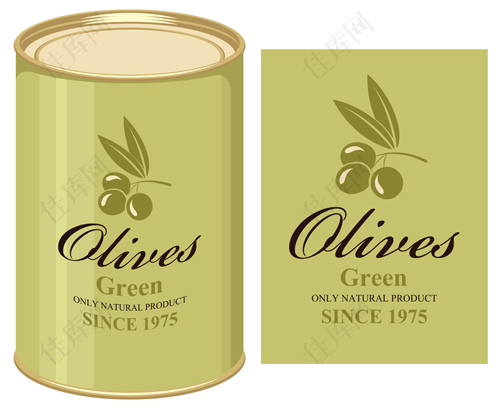 橄榄包装标签