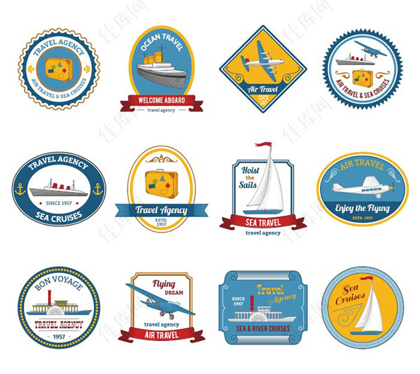 邮轮旅行社旅游标签