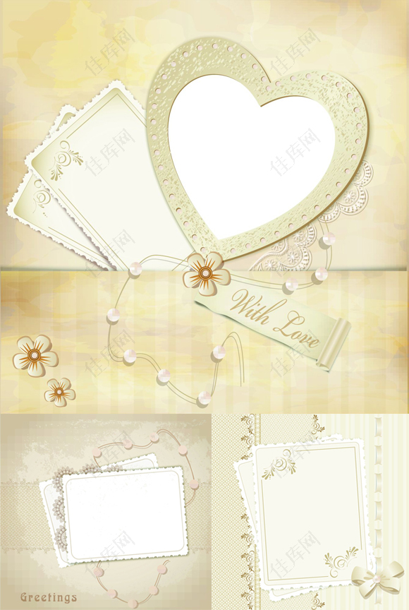 婚礼装饰卡片