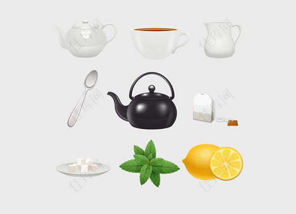 英国传统茶点元素