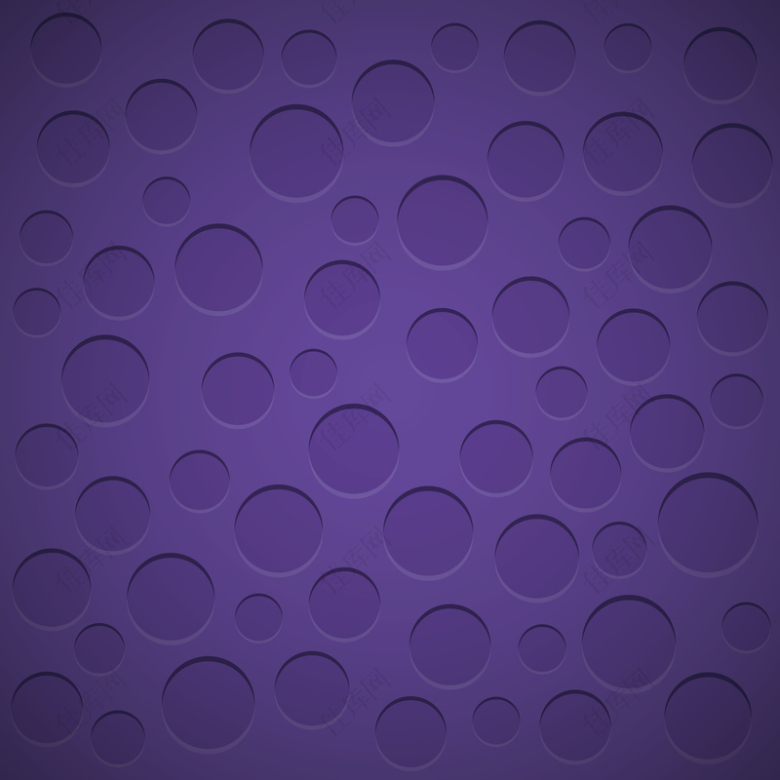 矢量紫色圆点组合商务科技背景