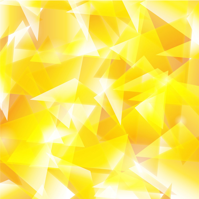 抽象黄色三角背景