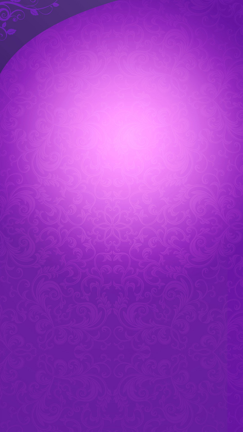 花纹简约典雅高贵紫色背景PSD分层H5背