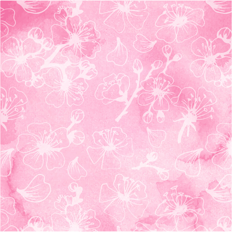 手绘粉色花纹图片