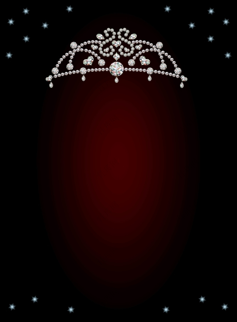 矢量女神公主皇冠背景素材