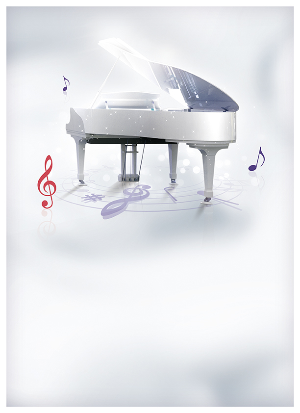钢琴培训班海报背景