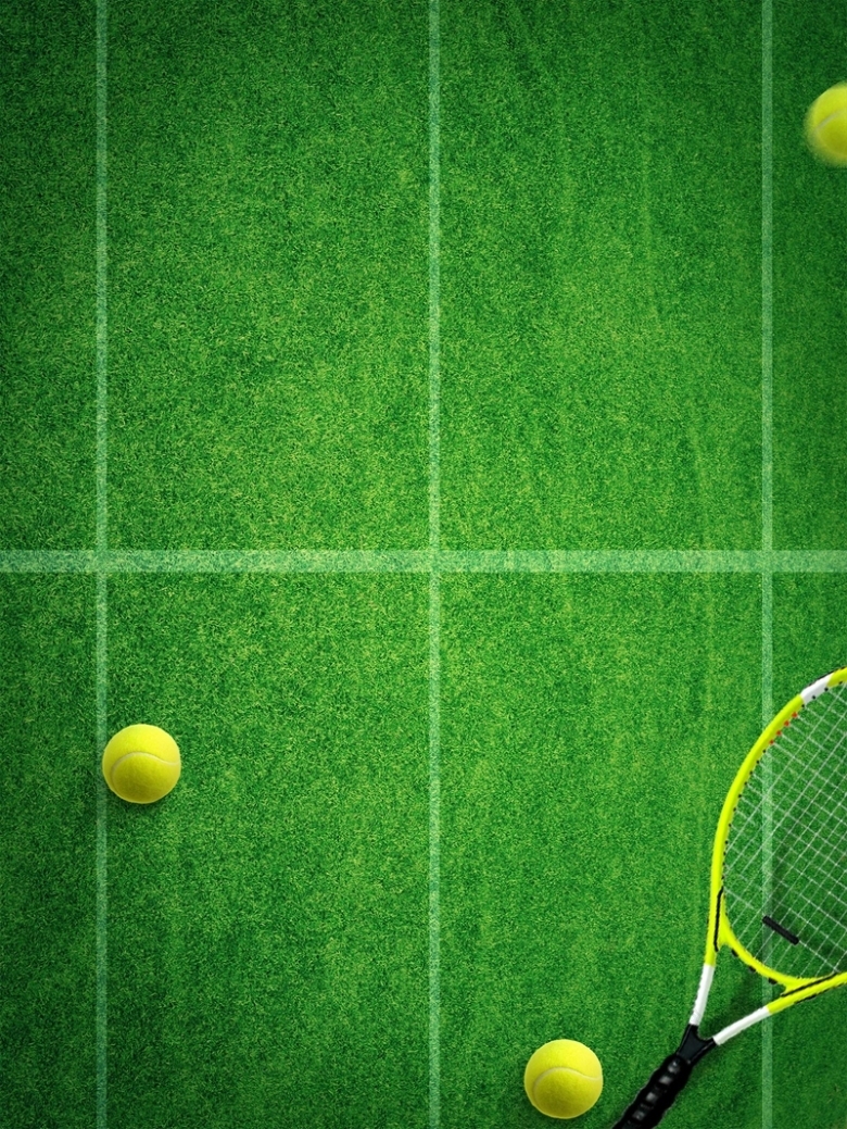 简约大气网球运动宣传海报