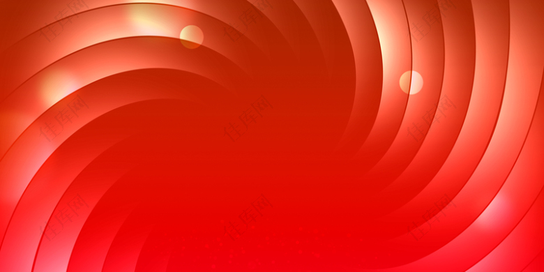 红色底纹光效科技背景图
