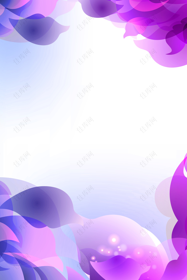 紫色炫酷扁平几何设计背景