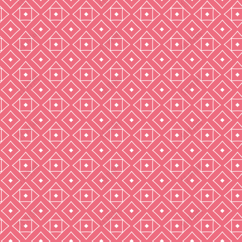 粉色菱形格无缝矢量背景