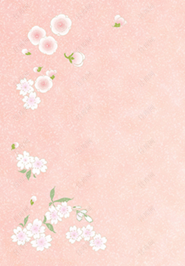 粉色花朵背景图