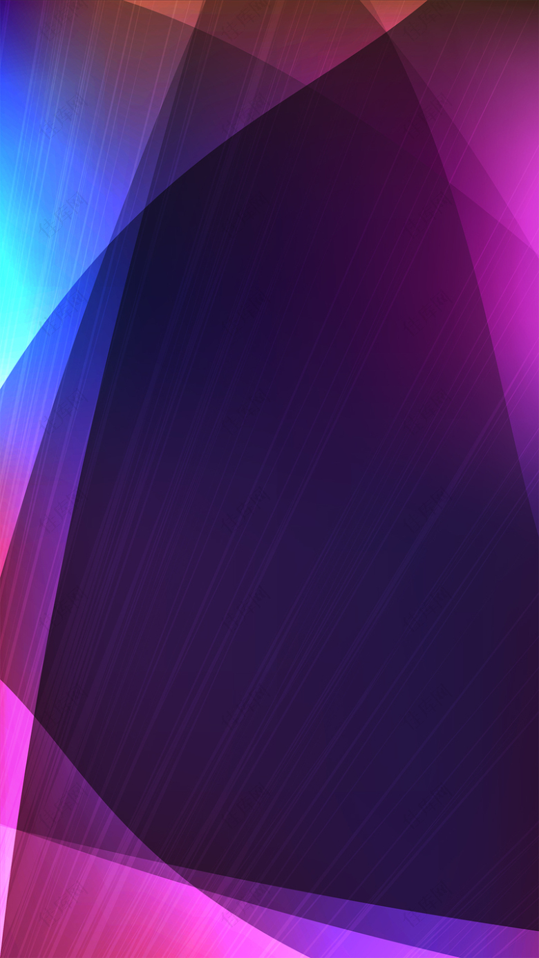 简约紫色几何图案H5背景素材