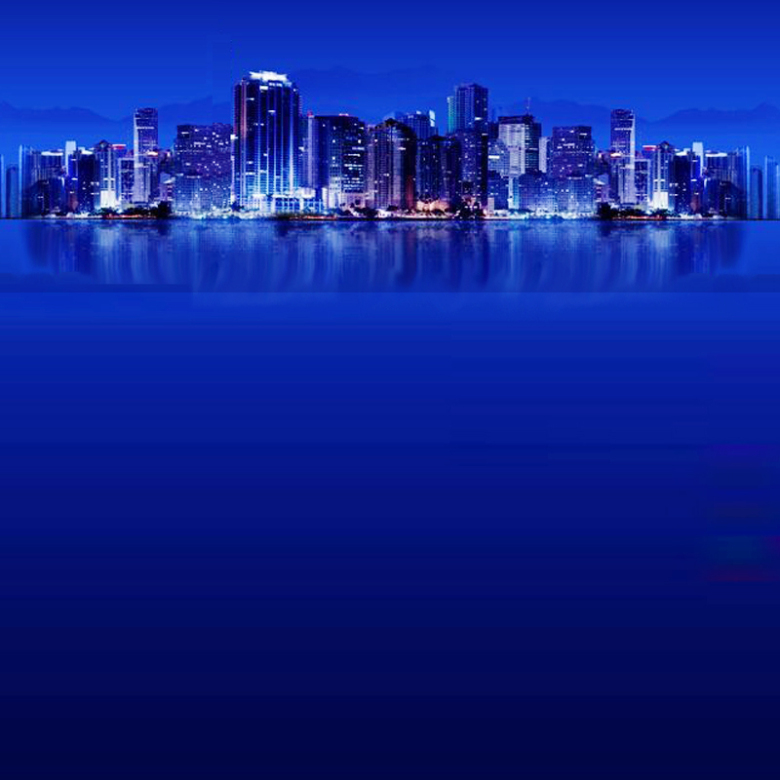 蓝色城市素材