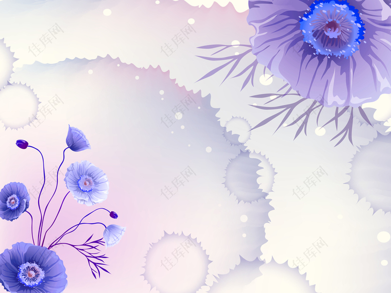 花纹紫色展板背景