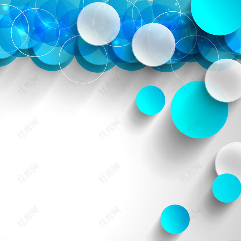 蓝色泡泡背景图设计背景图片素材 佳库网