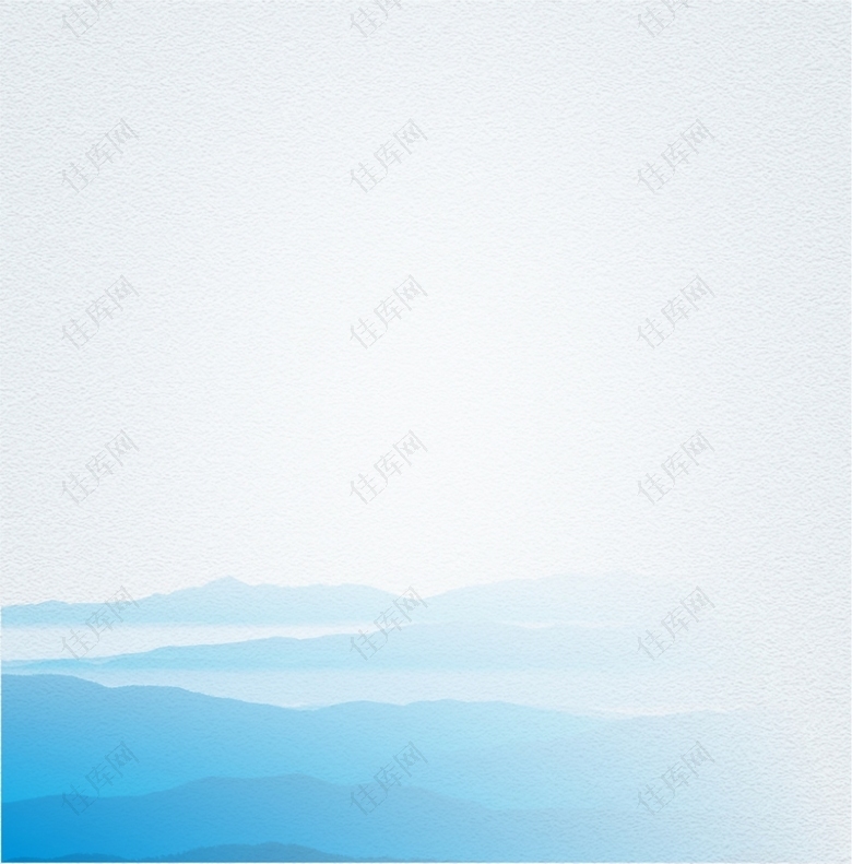 蓝色水墨高山背景