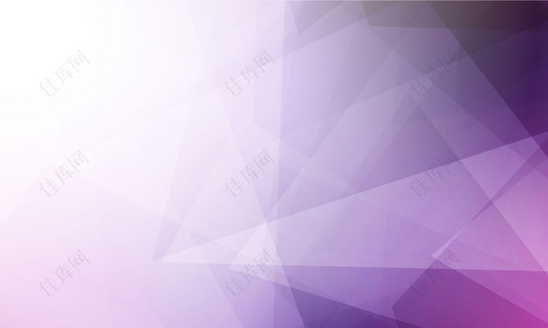 紫色渐变几何底纹时尚元素名片设计背景