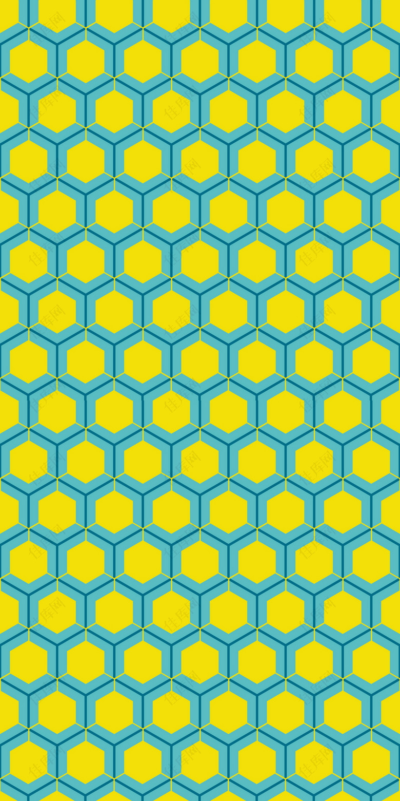 黄色六边形