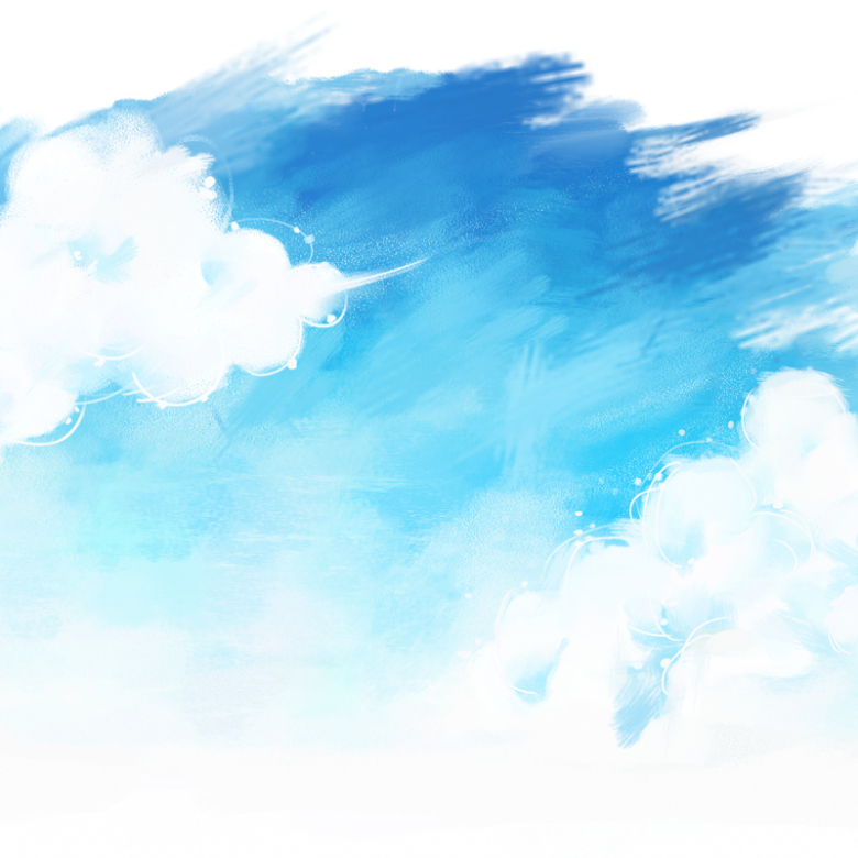 蓝天白云质感背景