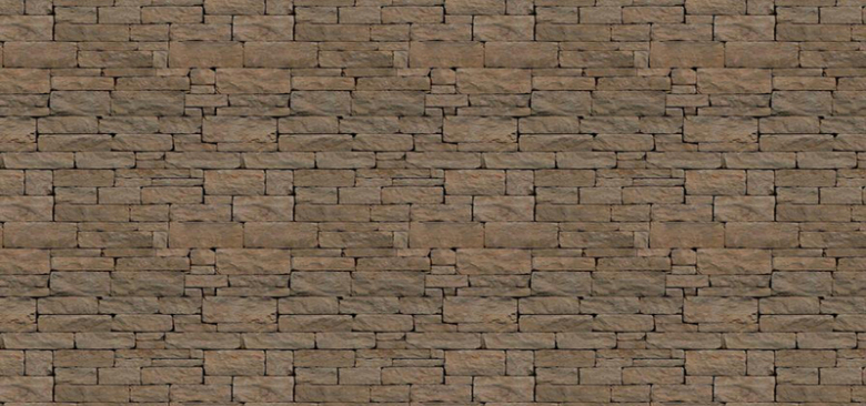 棕色砖头墙背景图