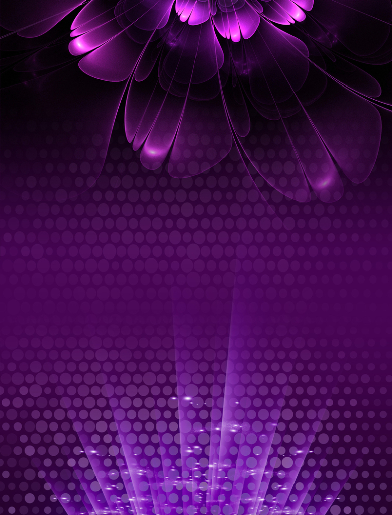 紫色高贵花瓣梦幻节日背景