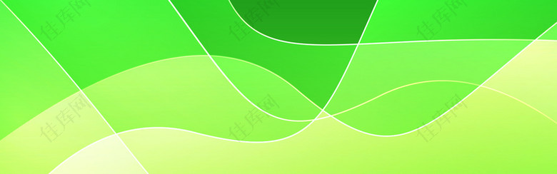 绿色曲线分割背景
