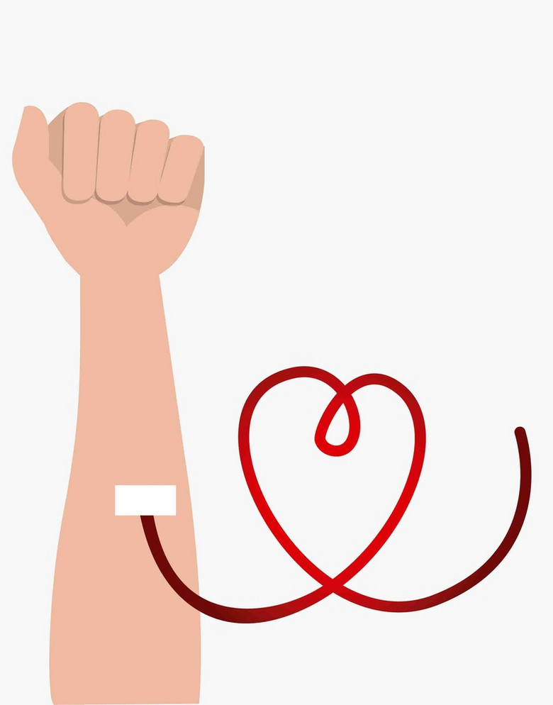 公益无偿献血心跳输血红十字医疗海报背景