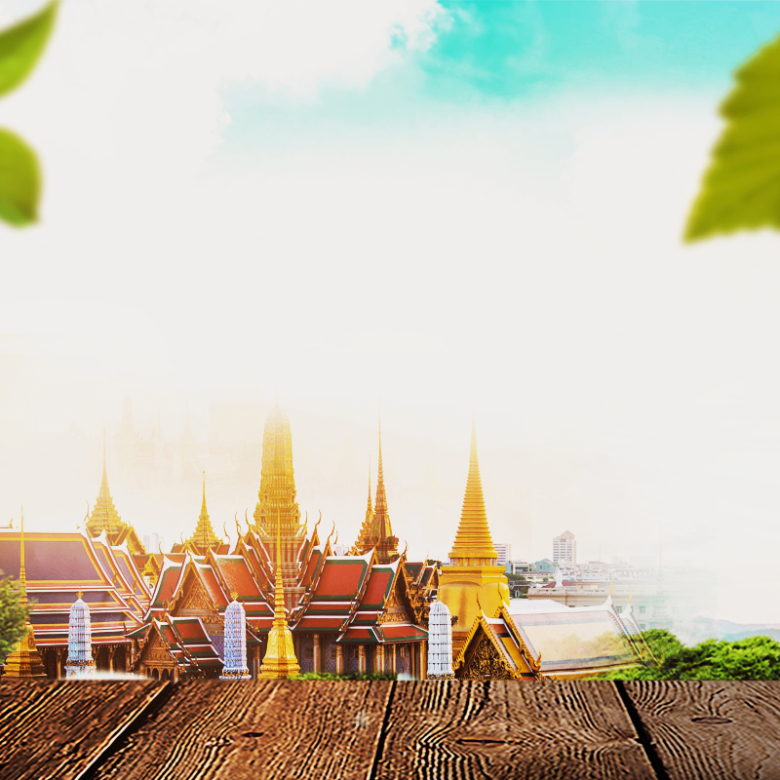 泰国旅游风景PSD分层主图