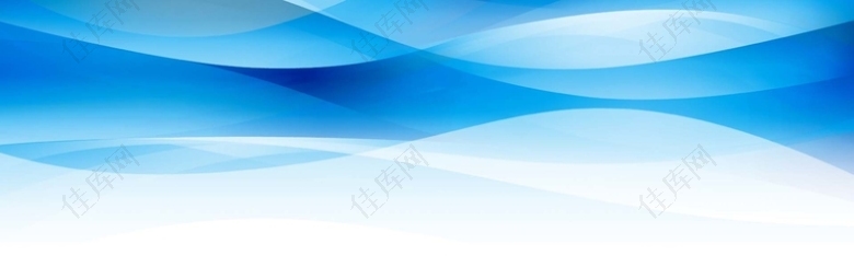 蓝色几何科技商务背景banner