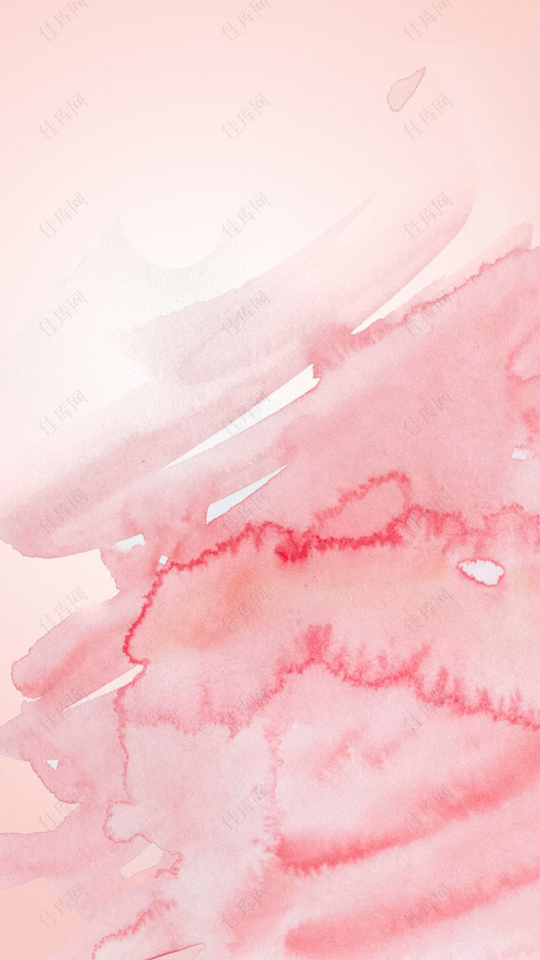 水墨纹理粉色海报背景H5背景