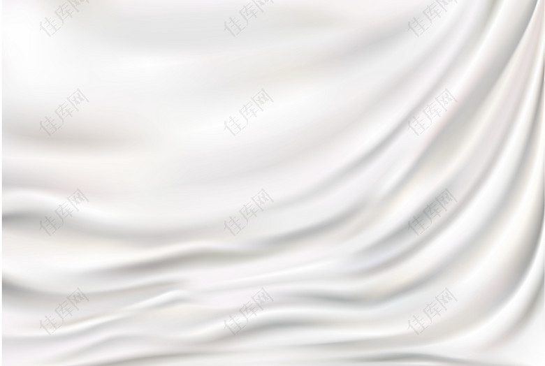 白色丝绸质感矢量背景