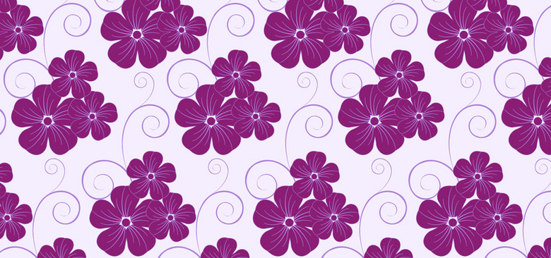 紫色印花图案背景图