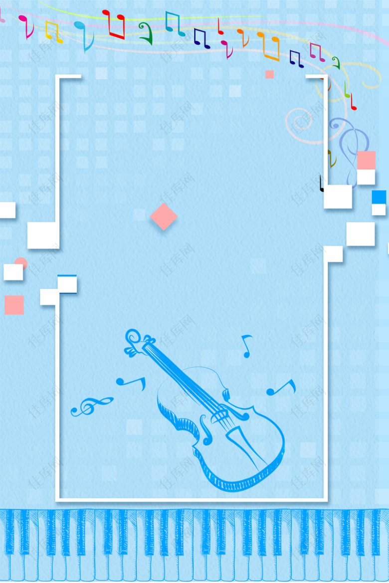 小提琴音乐会海报背景素材