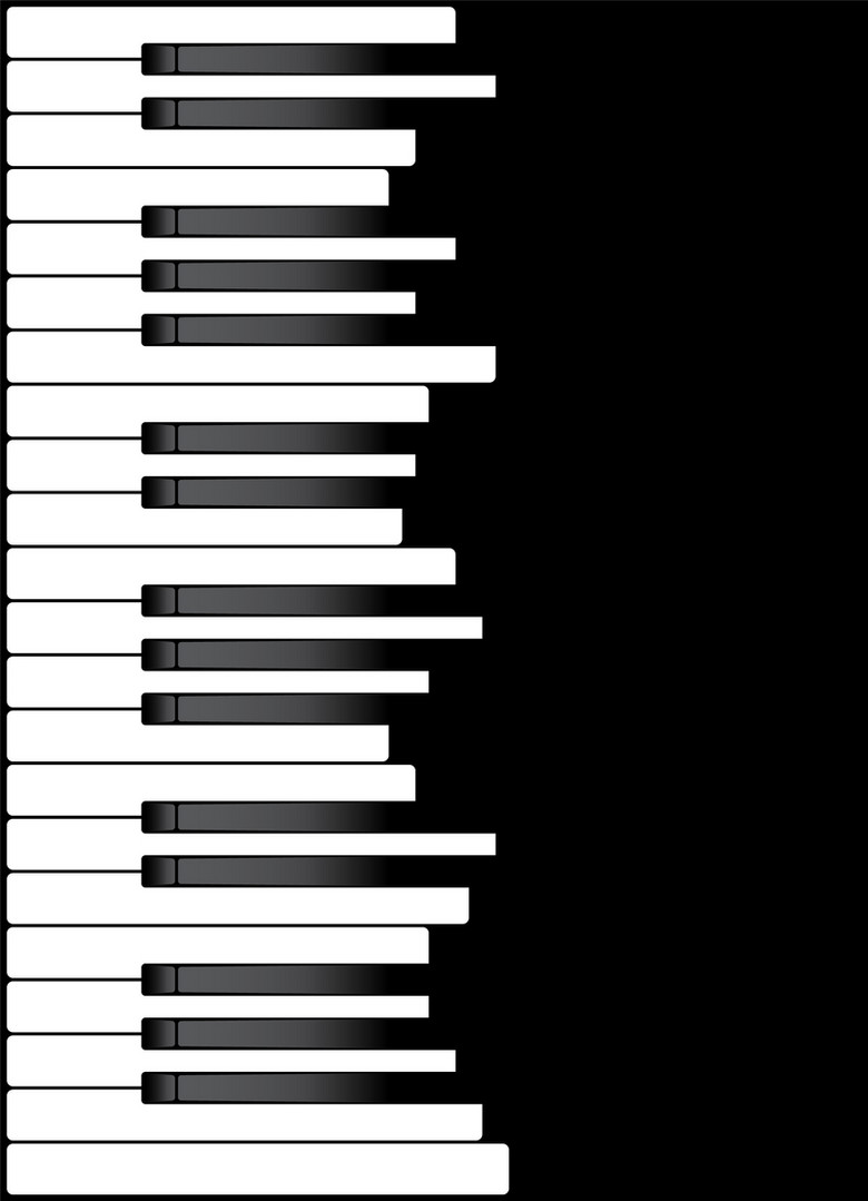 简约大气钢琴培训背景