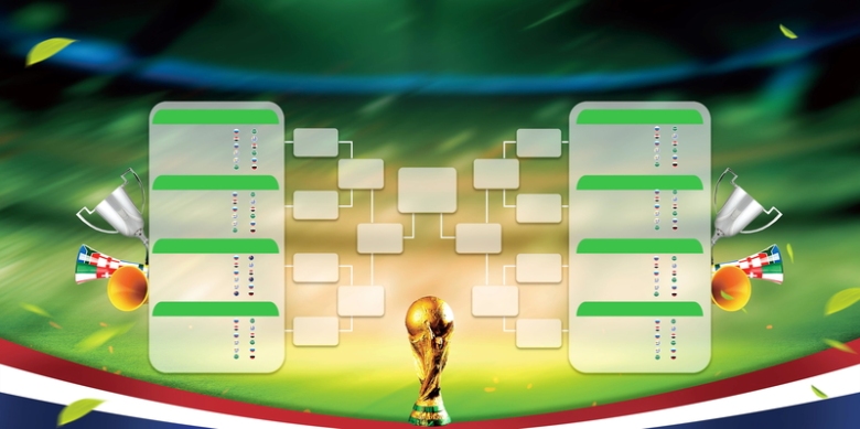 激战世界杯赛程表海报