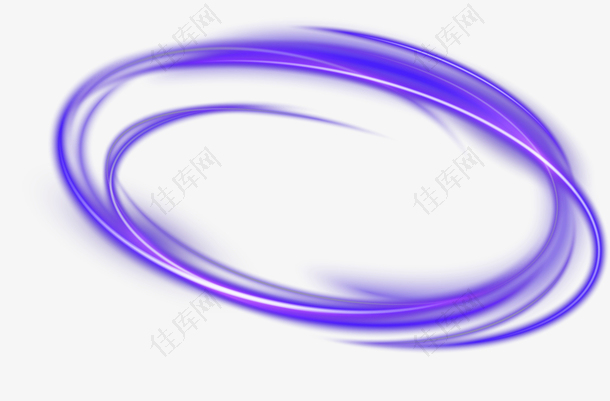 紫色光环矢量装饰素材