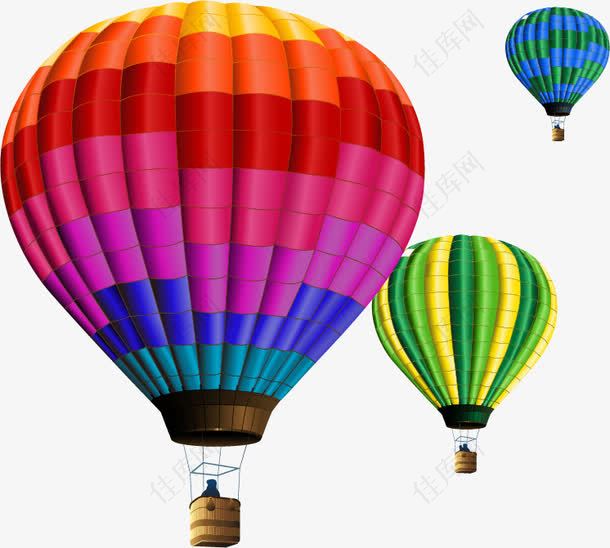 矢量彩色氢气球