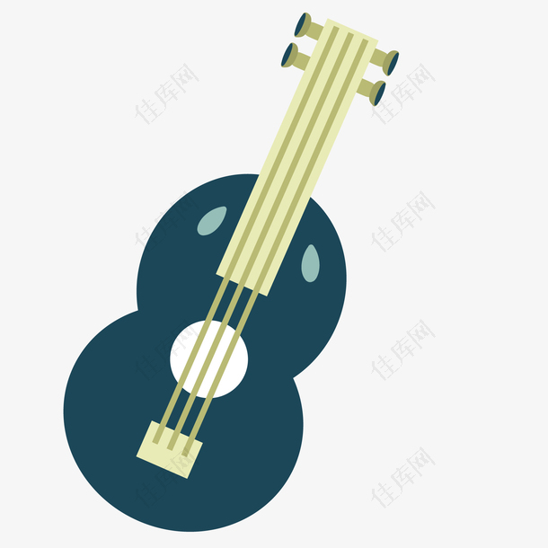 扁平化小提琴乐器设计