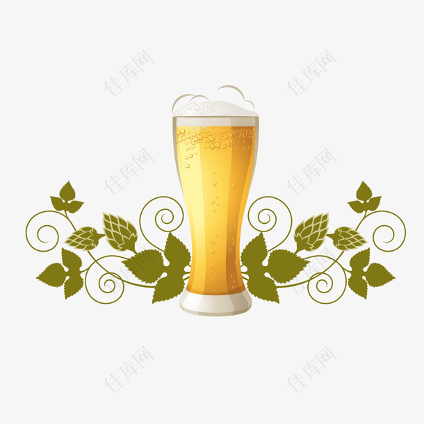 杯装啤酒标签