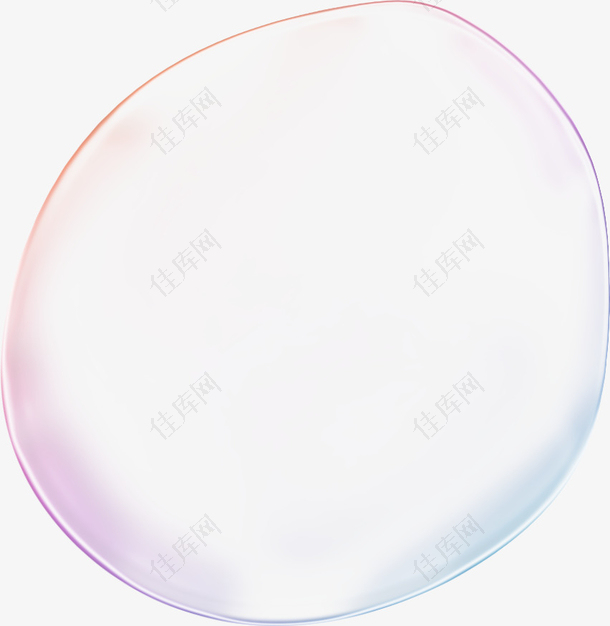 液态彩色透明泡泡酸性