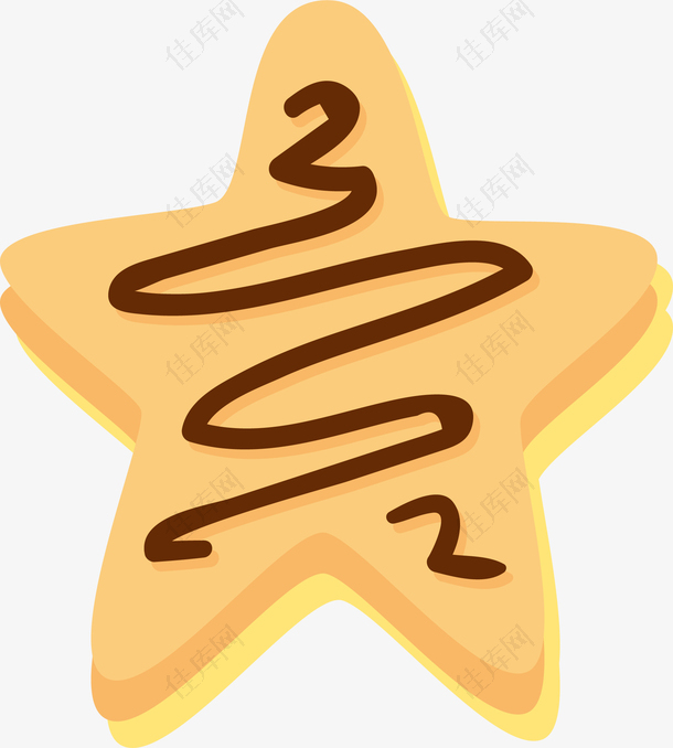 星星香酥板栗饼干