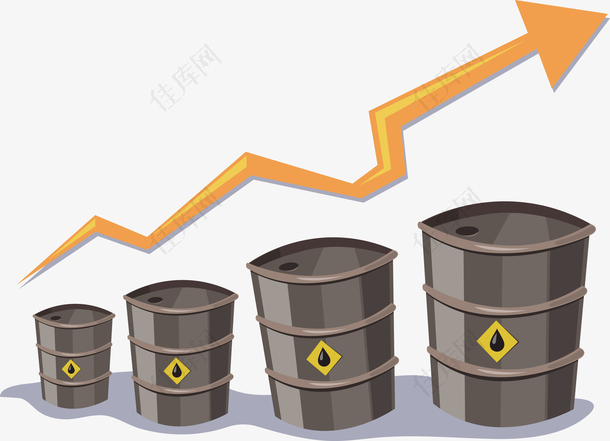 矢量石油上涨下载