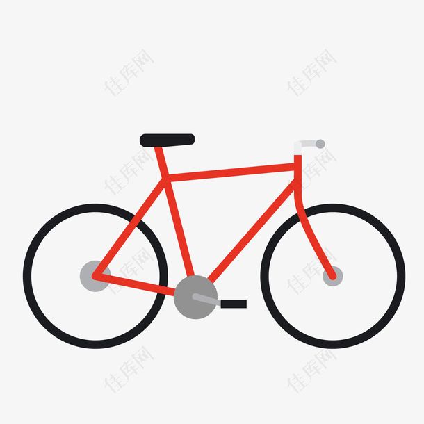 扁平化自行车单车设计
